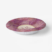 Any Age Birthday Silhouette Stencil Art Pattern Pappteller (Gewinkelt)