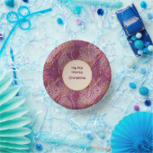 Any Age Birthday Silhouette Stencil Art Pattern Pappteller (Party)