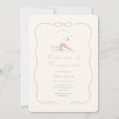 Any age pilates and prosecco birthday einladung (Vorderseite)