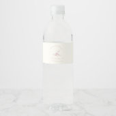 Any age pilates and prosecco birthday wasserflaschenetikett (Vorderseite)