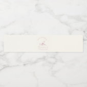 Any age pilates and prosecco birthday wasserflaschenetikett (Einzelnes Label)