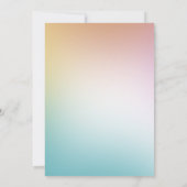 Any age sip and paint birthday  dankeskarte (Rückseite)