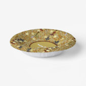 Any Age Sparkle and Stars Happy Birthday Pappteller (Gewinkelt)