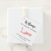 Any Color Grand Cayman Wedding Welcome Bag Geschenkanhänger (Beispiel)