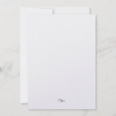 Any Color Icy Snowflakes Holiday Party Invitation Einladung (Rückseite)