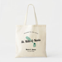 Any Color St. Kitts and Nevis Wedding Welcome Bag,