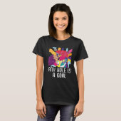Any Hole Is A Goal Bisexual Rainbow Pride Bisexual T-Shirt (Vorne ganz)