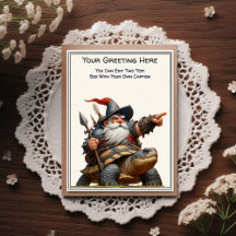Any Occasion Gnome and Elven Warrior Storybook