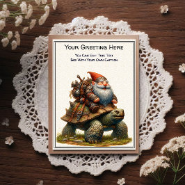 Any Occasion Gnome and Elven Warrior Storybook Postkarte