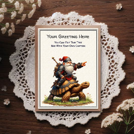 Any Occasion Gnome and Elven Warrior Storybook Postkarte