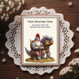 Any Occasion Gnome and Elven Warrior Storybook Postkarte