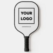 Any Shape Business Logo and Website Pickleball Schläger (Vorderseite)