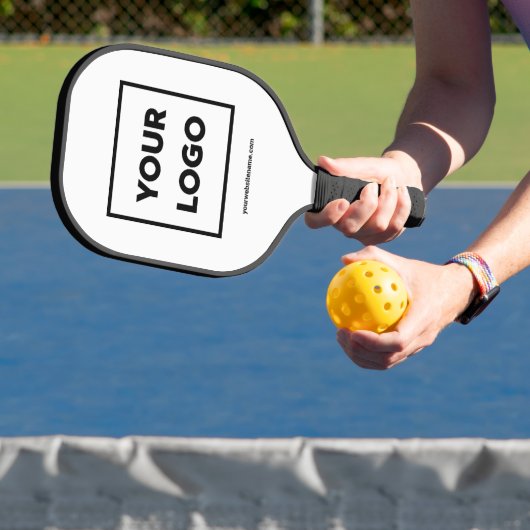 Any Shape Business Logo and Website Pickleball Schläger (InSitu)