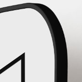 Any Shape Business Logo and Website Pickleball Schläger (Linke Seite)