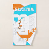 ANY team colors volleyball athlete name Handtuch (Handtuch)