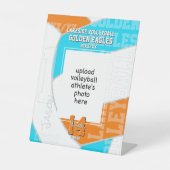 ANY team colors volleyball athlete photo Sockelschild (Vorderseite)