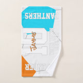 ANY Team-Farben Fußball Athlet Name Handtuch (Handtuch)