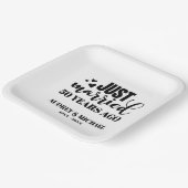 Any Year Anniversary Personalized Pappteller (Gewinkelt)