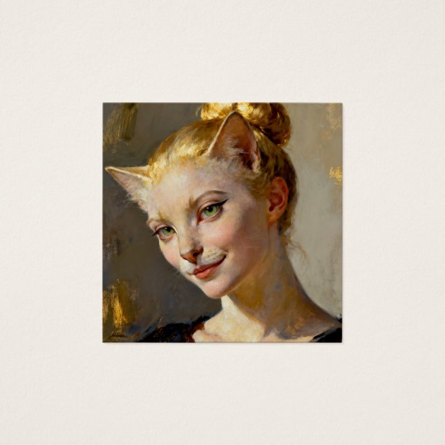 “Anya, Meticulously Content” – A Feminine Feline  (Vorderseite)