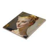 “Anya, Meticulously Content” – A Feminine Feline Fliese (Seite)