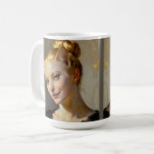 “Anya, Meticulously Content” – A Feminine Feline Kaffeetasse (Vorderseite Links)