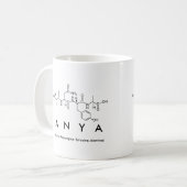 Anya Peptidname Tasse (Vorderseite Links)