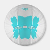 ANYA ~ White und Aqua ~ Atemberaubendes Design