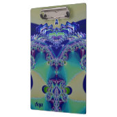 ANYA ~ WOW! STÄRKEN! Aqua Gelb Blau und Grün Klemmbrett (Links)