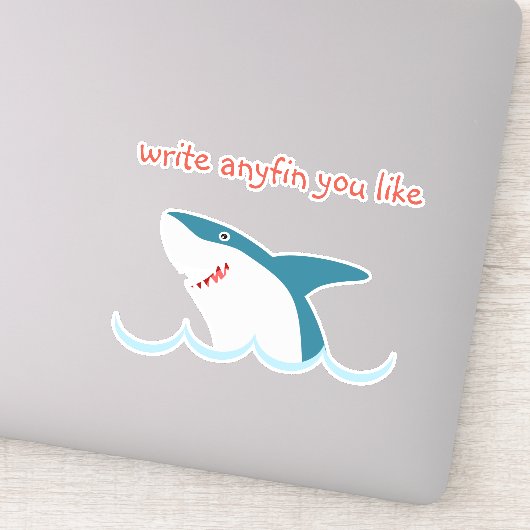 Anyfin Aufkleber (Detail)