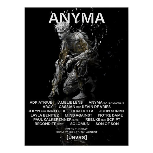 Anyma - [UNVRS] Poster (Vorderseite)