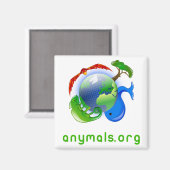 anymals.org magnet (Vorderseite/Rückseite)