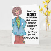 "ANYONE of a Certain Age" Funnny Geburtstag Karte (Gelbe Blume)