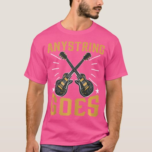 Anystring Goes Acoustic Guitar T-Shirt (Vorderseite)