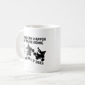 Anything Can Happen ATV Quad Funny Mug Kaffeetasse (Vorderseite Links)