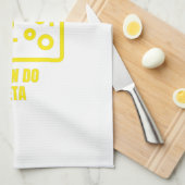 Anything you can do I can do feta funny cheese pun Geschirrtuch (Viertel Falte)