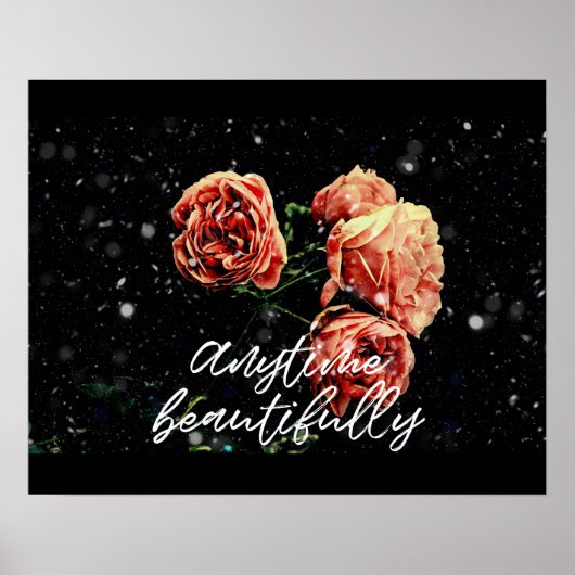 Anytime Beautifully Poster (Vorne)