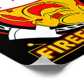 Anytime I Get To Help Fireman Gift Proud Firefight Poster (Ecke)