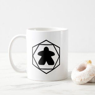 Anytime Meeple Black Art Tasse