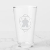 Anytime Meeple Gray Art Tumbler (Rückseite)