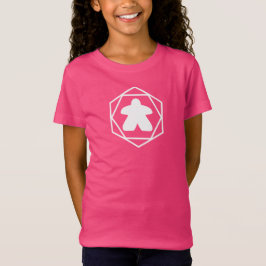 Anytime Meeple White Art Girls Shirt