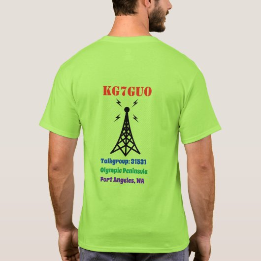 AnyTone Ham Radio Fan T-Shirt (Rückseite)