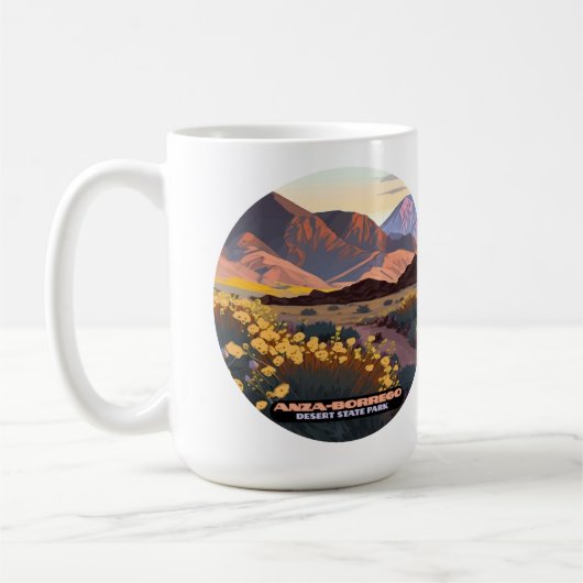 Anza Borrego Desert Staat Park California Kaffeetasse (Links)
