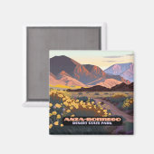 Anza Borrego Desert Staat Park California Magnet (Vorderseite/Rückseite)