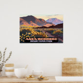 Anza Borrego Desert Staat Park California Poster (Küche)