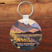 Anza Borrego Desert Staat Park California Schlüsselanhänger (Rückseite)