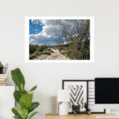 Anza Borrego - die Blüte Poster (Heimbüro)
