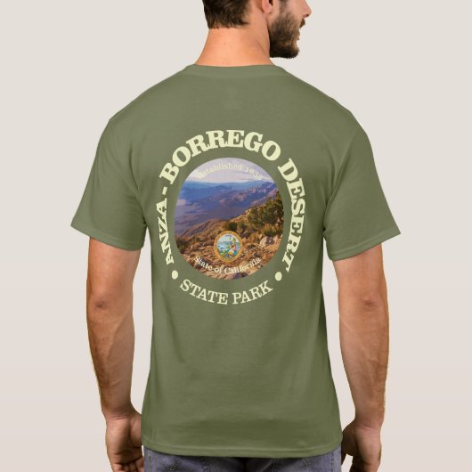 Anza-Borrego Wüste SP T-Shirt (Rückseite)