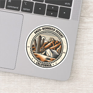 Anza-Borrego Wüste Staat Park California Geschenke Aufkleber