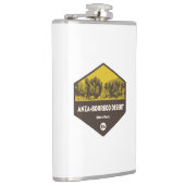 Anza-Borrego Wüste Staat Park/Garten: Flachmann (Rechts)