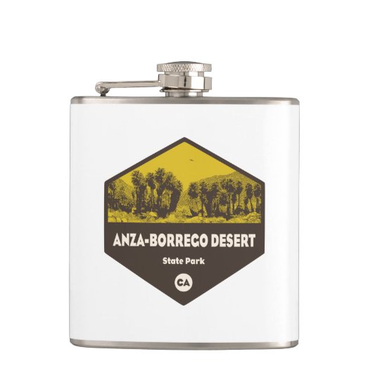 Anza-Borrego Wüste Staat Park/Garten: Flachmann (Vorderseite)